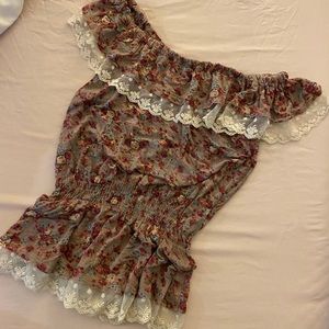 Off the shoulder blouse